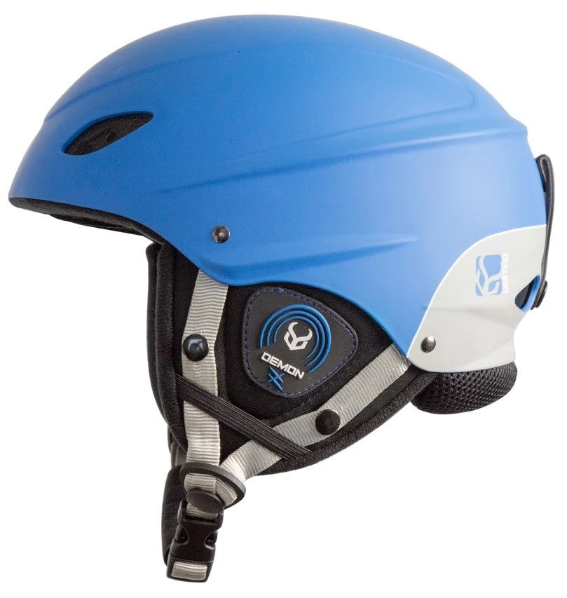 demon phantom ski snowboard helmet with audio Demon Helmet Phantom w/Audio Blue – TCB.NZ
