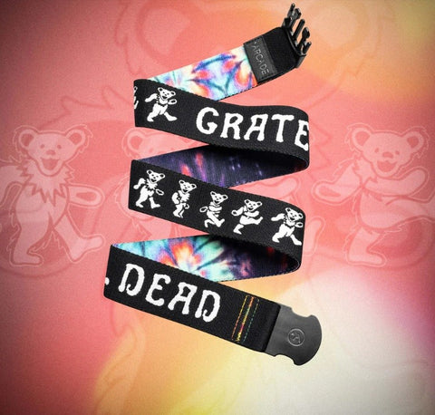 Arcade Grateful Dead Dancing Bears Belt - Black