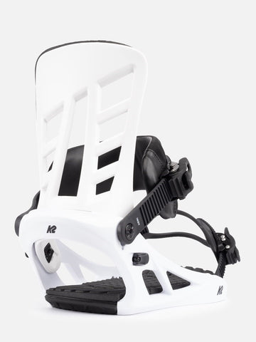K2 2022 Indy Snowboard Bindings White