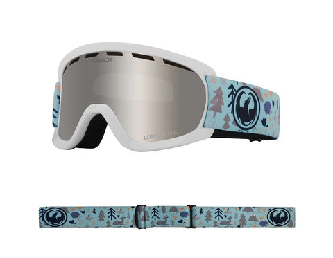 Dragon LILD Goggles FOREST FRIENDS / LL SILVER ION Lens