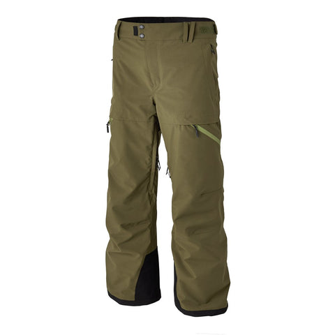 PLANKS Good Times Insulated Men's Snow Pants Army Green