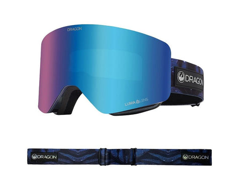 Dragon R1 OTG Goggles SHIMMER / LL BLUE ION + LL AMBER Lens