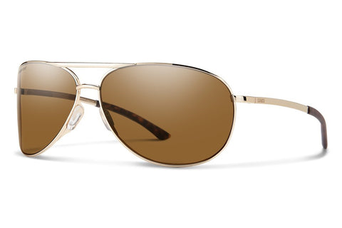 Smith Serpico 2 Sunglasses Gold | ChromaPop Polarized Brown