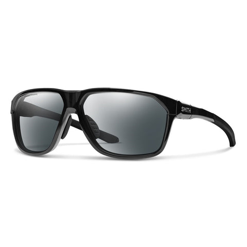 Smith Leadout PivLock Sunglasses Black | Photochromic Clear to Gray lens